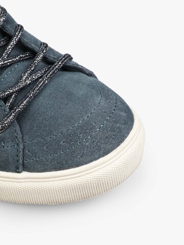 Scalpers Sneaker high 'Studs Velvet' in Blau