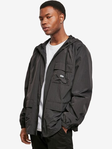 Urban Classics Between-Season Jacket in Grey: front