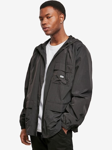 Urban Classics Between-Season Jacket in Grey: front