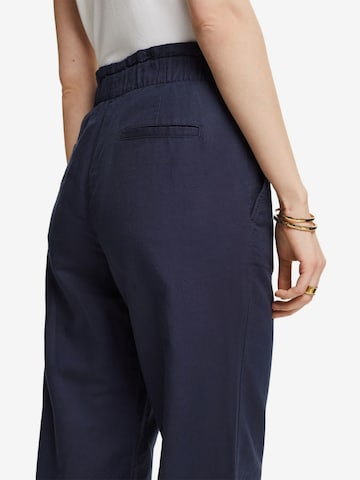 ESPRIT Wide leg Broek in Blauw