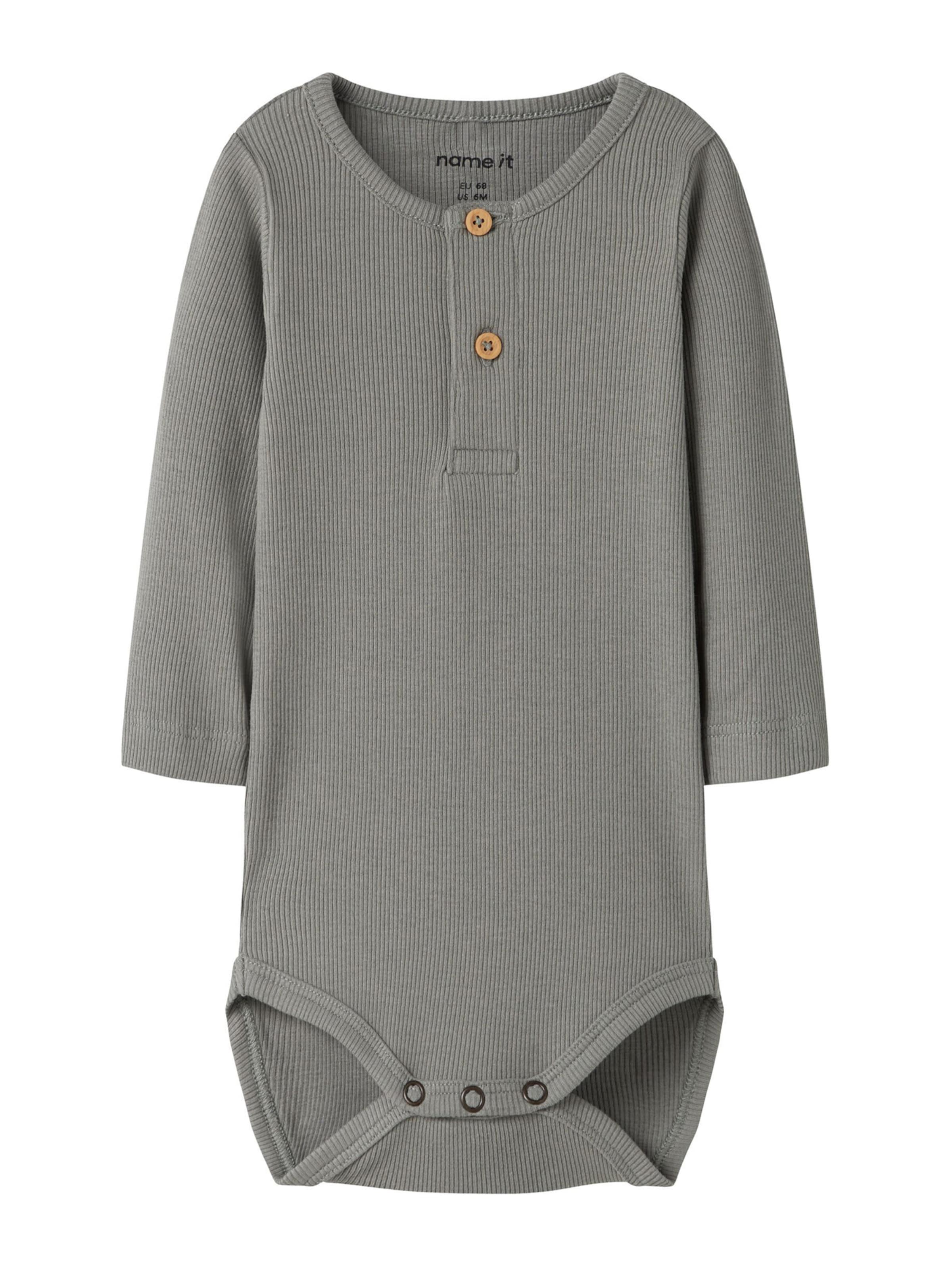NAME IT Sparkedragt/Body 'NBMKAB' i grå: forside