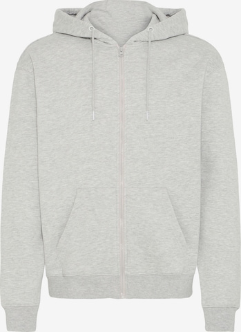 BLEND Кофта на молнии 'BHJUSTE' в Серый: спереди
