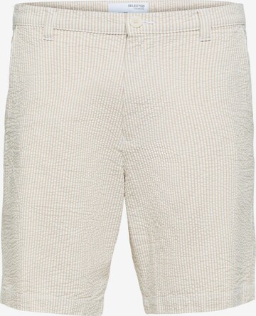 SELECTED HOMME Regular Pants 'Pier' in Beige: front