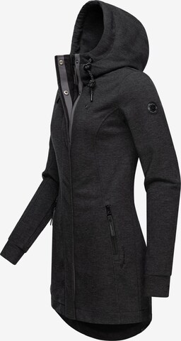 Ragwear Zip-Up Hoodie in Black