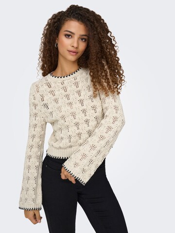 Pullover 'ONLCRYSTAL' di ONLY in beige