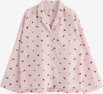 Lindex Chemise de nuit en XS en kaki / baie / rose ancienne / blanc, Vue avec produit