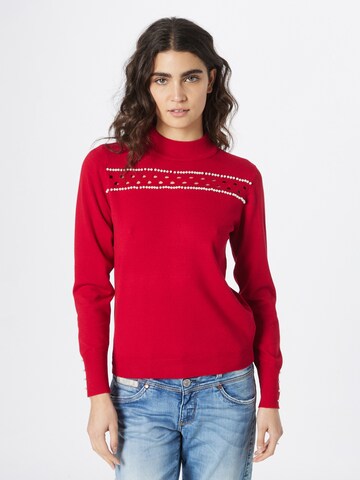 Pull-over Dorothy Perkins en rouge : devant