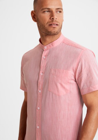 H.I.S Regular fit Button Up Shirt in Pink