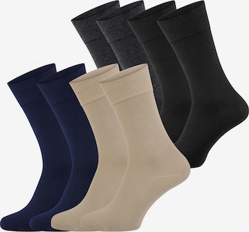 Nur Die Sokken ' Bambus Komfortbund ' in Beige: voorkant