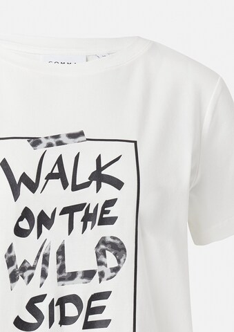 COMMA T-Shirt in Weiß