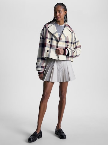 TOMMY HILFIGER Between-seasons coat in White