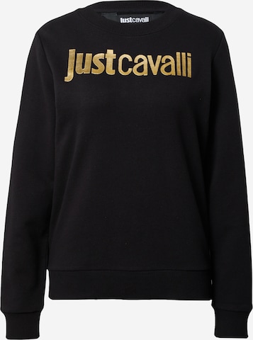 Just Cavalli Sweatshirt i sort: forside