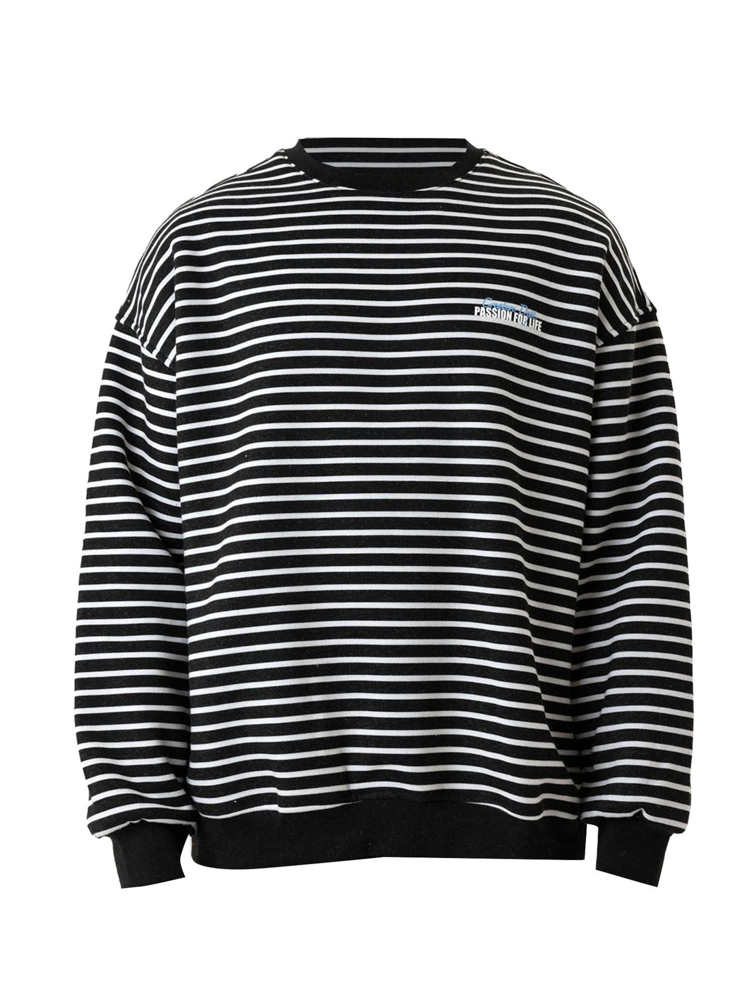 Bluză de molton de la Dandalo pe negru: față