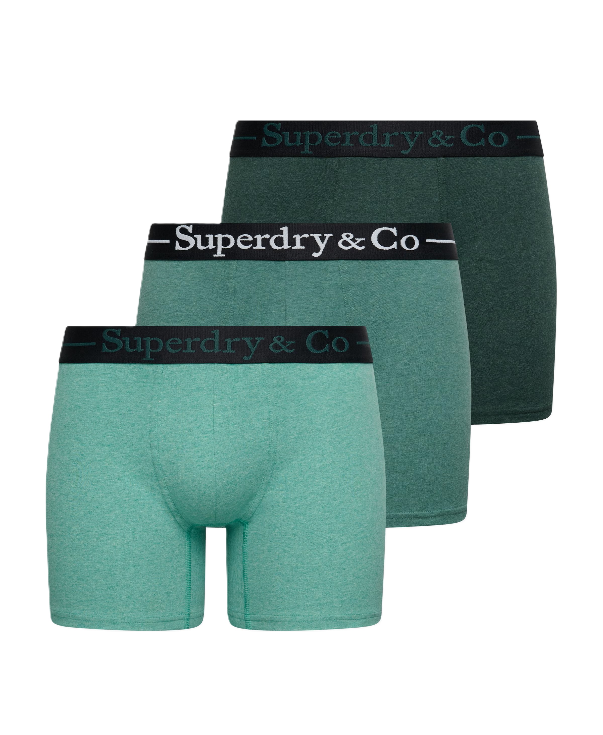 Superdry & Co Boxer shorts in Green: front