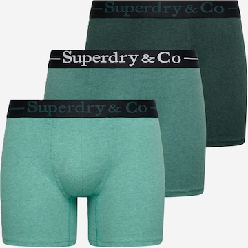 Superdry & Co Boxer shorts in Green: front