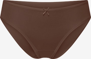 cfab (formerly creamy fabrics) Trosa 'Basic Cotton Slip' i brun: framsida