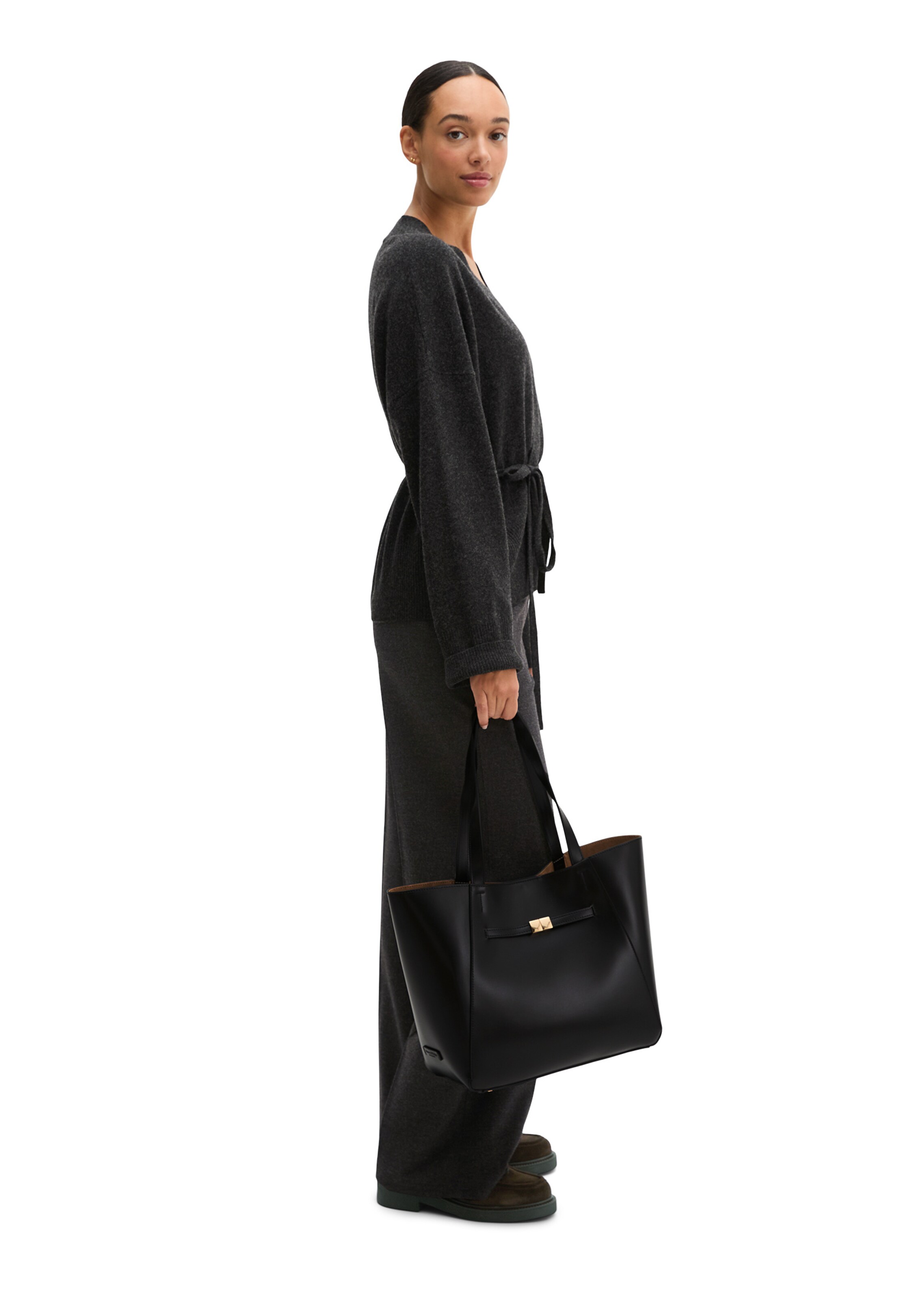 Marc O'Polo Shopper 'Tessa ' in Black: side