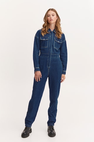 PULZ Jeans Jumpsuit 'KITT' in Blau: predná strana