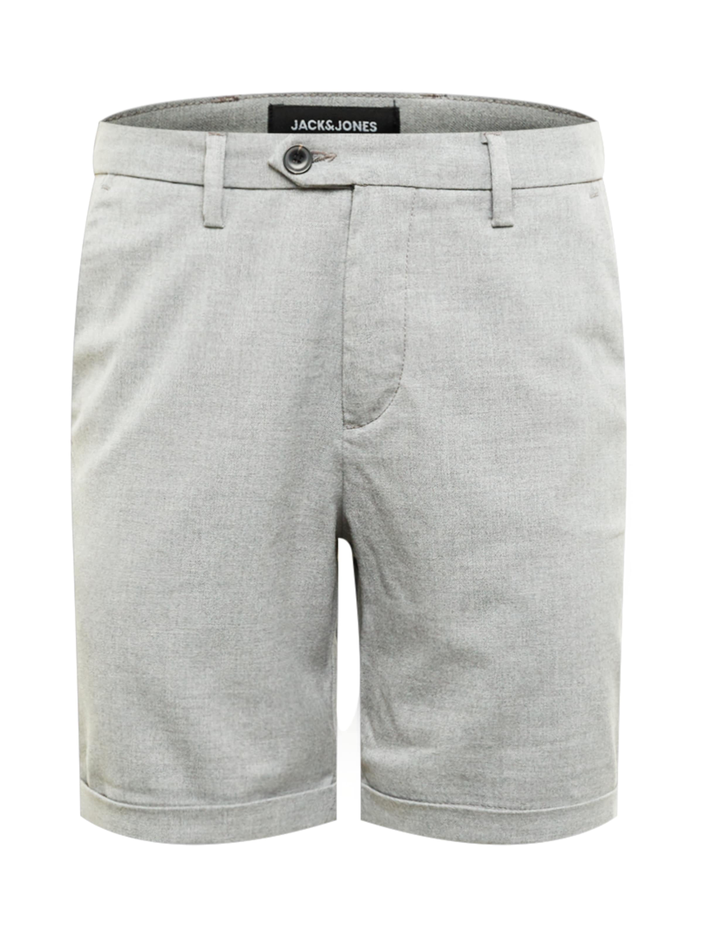 JACK & JONES Slim fit Chino Pants 'Connor' in Grey: front