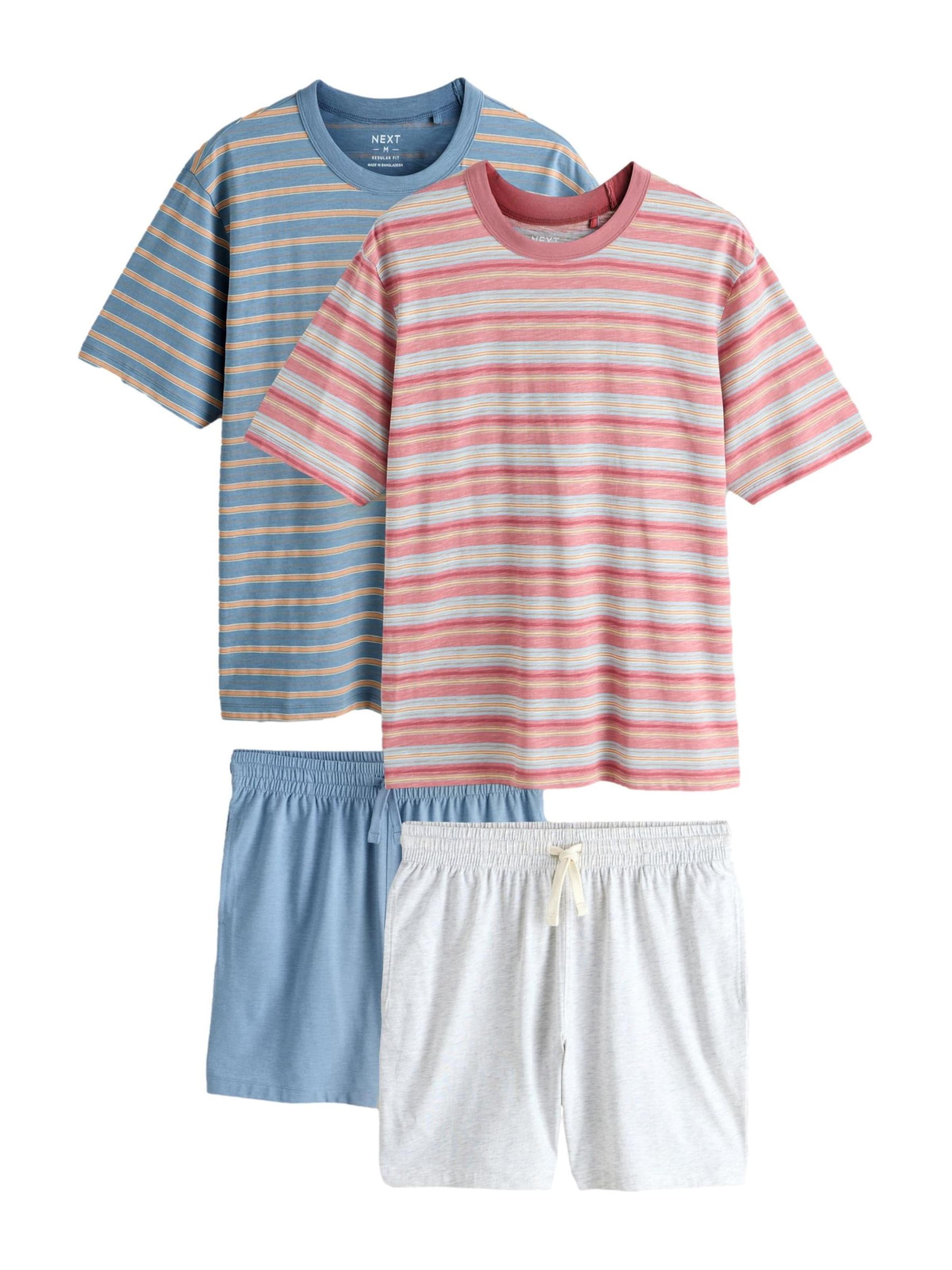 Next Пижама короткая в Синий: спереди