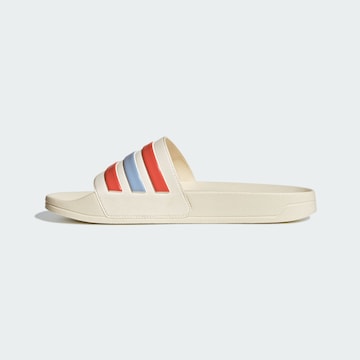 ADIDAS ORIGINALS Muiltjes 'Adilette' in Wit