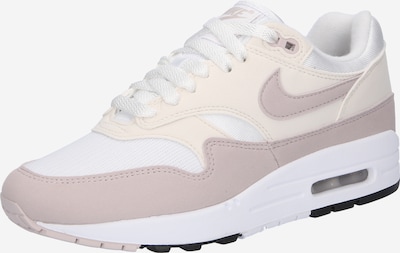 Nike Sportswear Zemie brīvā laika apavi 'Air Max 1 87', krāsa - ziloņkaula krāsas / purpura / balts, Preces skats