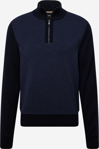 BOSS Sweater 'Dambino' in Blue: front