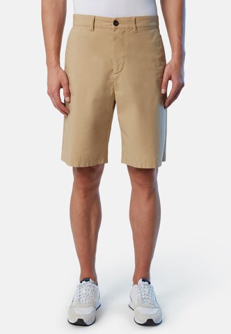 North Sails Regular Pants in Beige: front