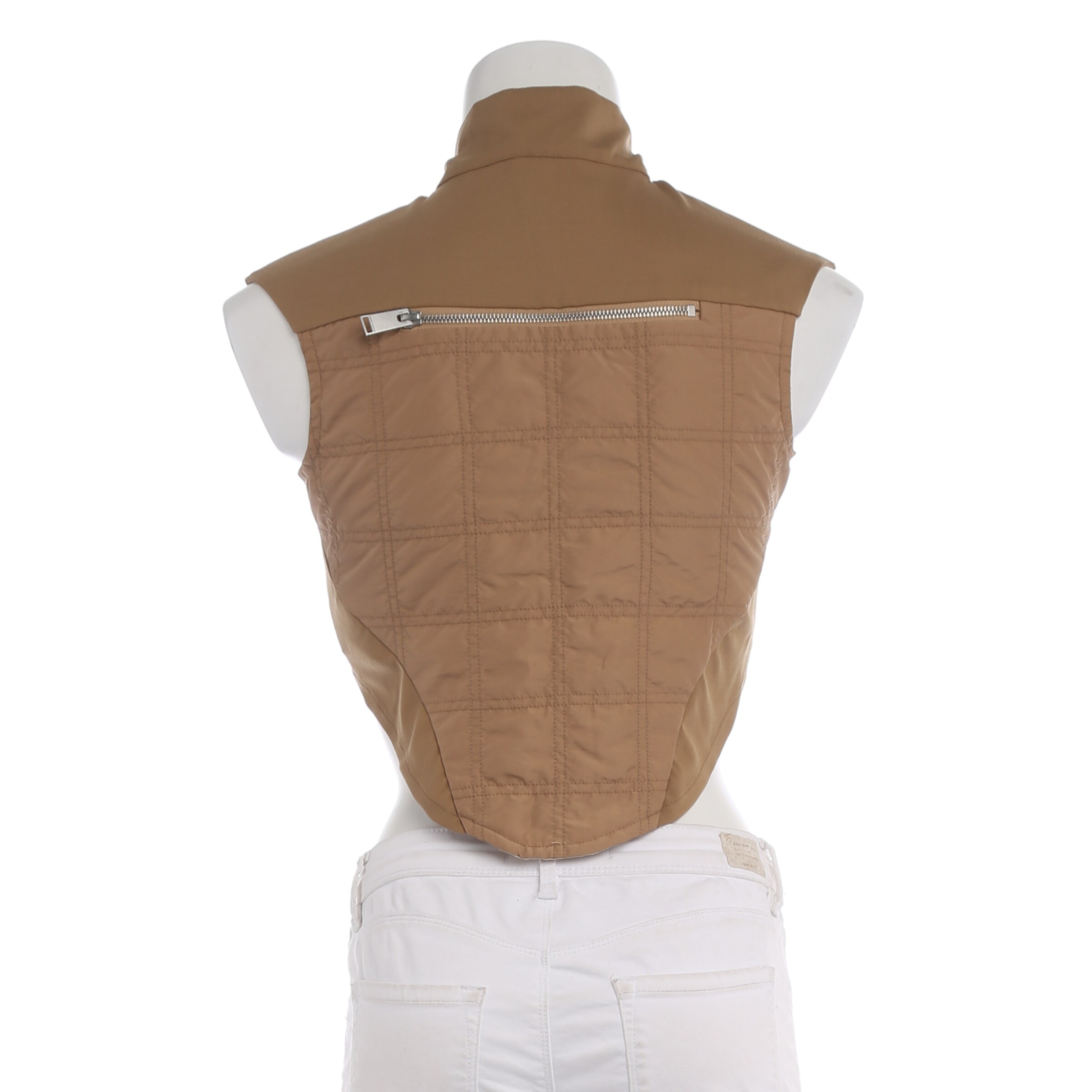 Heron Preston Top / Seidentop L in Braun