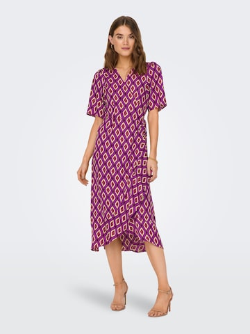 ONLY - Vestido 'LEAH' em roxo