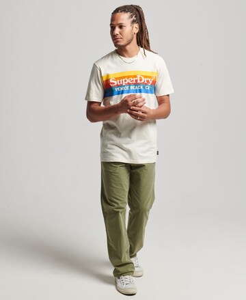 Superdry T-shirt i beige