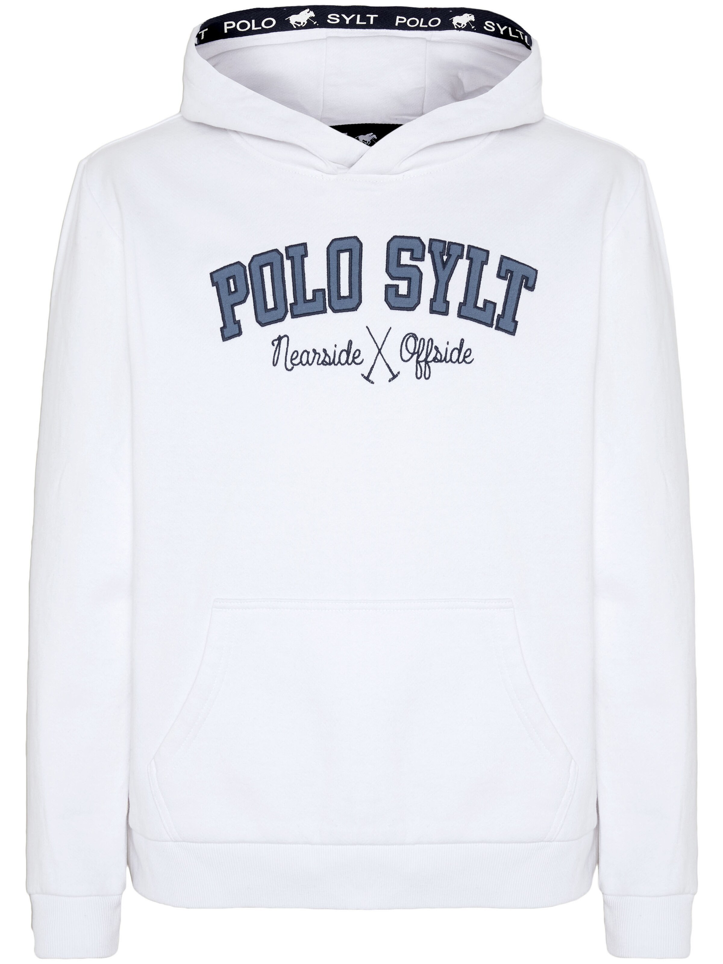 Polo Sylt Sweatshirt in Weiß: Vorderseite