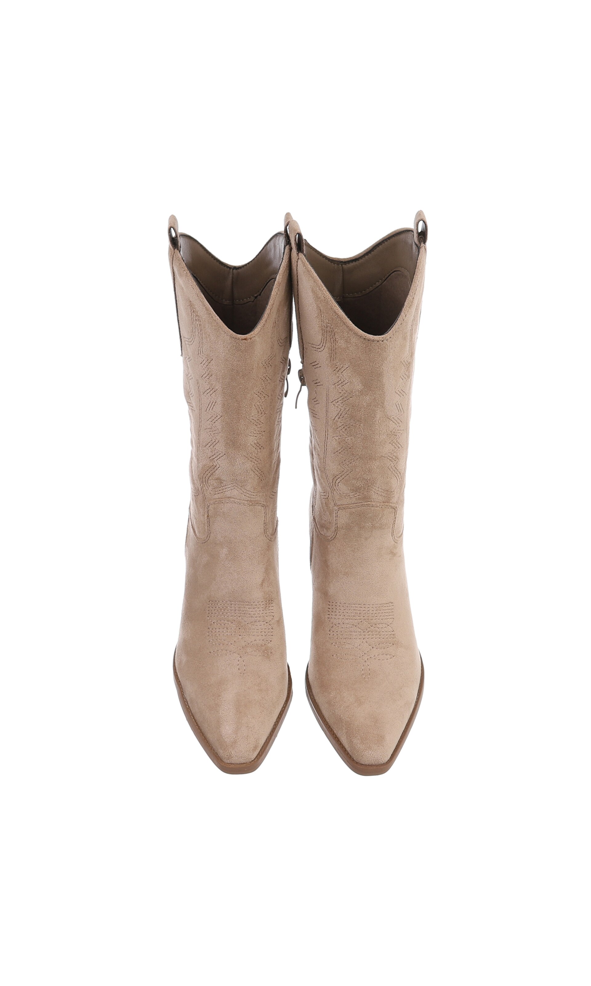 Ital-Design Cowboy Boots in Brown