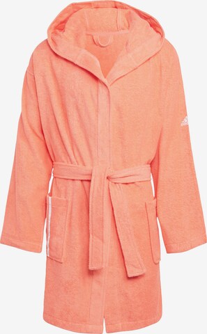 ADIDAS SPORTSWEAR Short Bathrobe in Orange: front