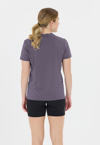 ENDURANCE Functioneel shirt 'WANGE MELANGE' in Lila