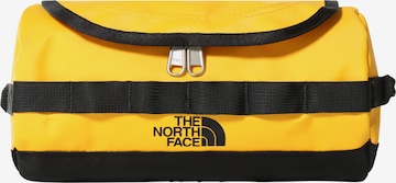 THE NORTH FACE - Mala de higiene 'Base Camp' em amarelo: frente