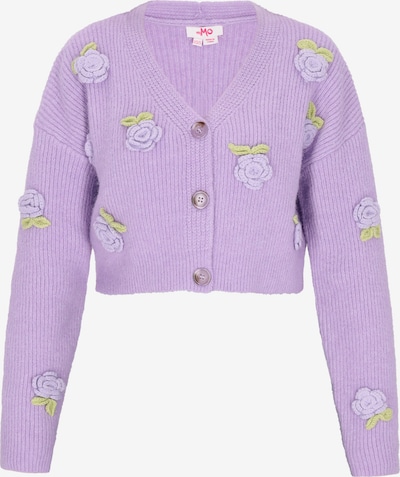 MYMO Neuletakki värissä vaaleanharmaa / lila, Tuotenäkymä