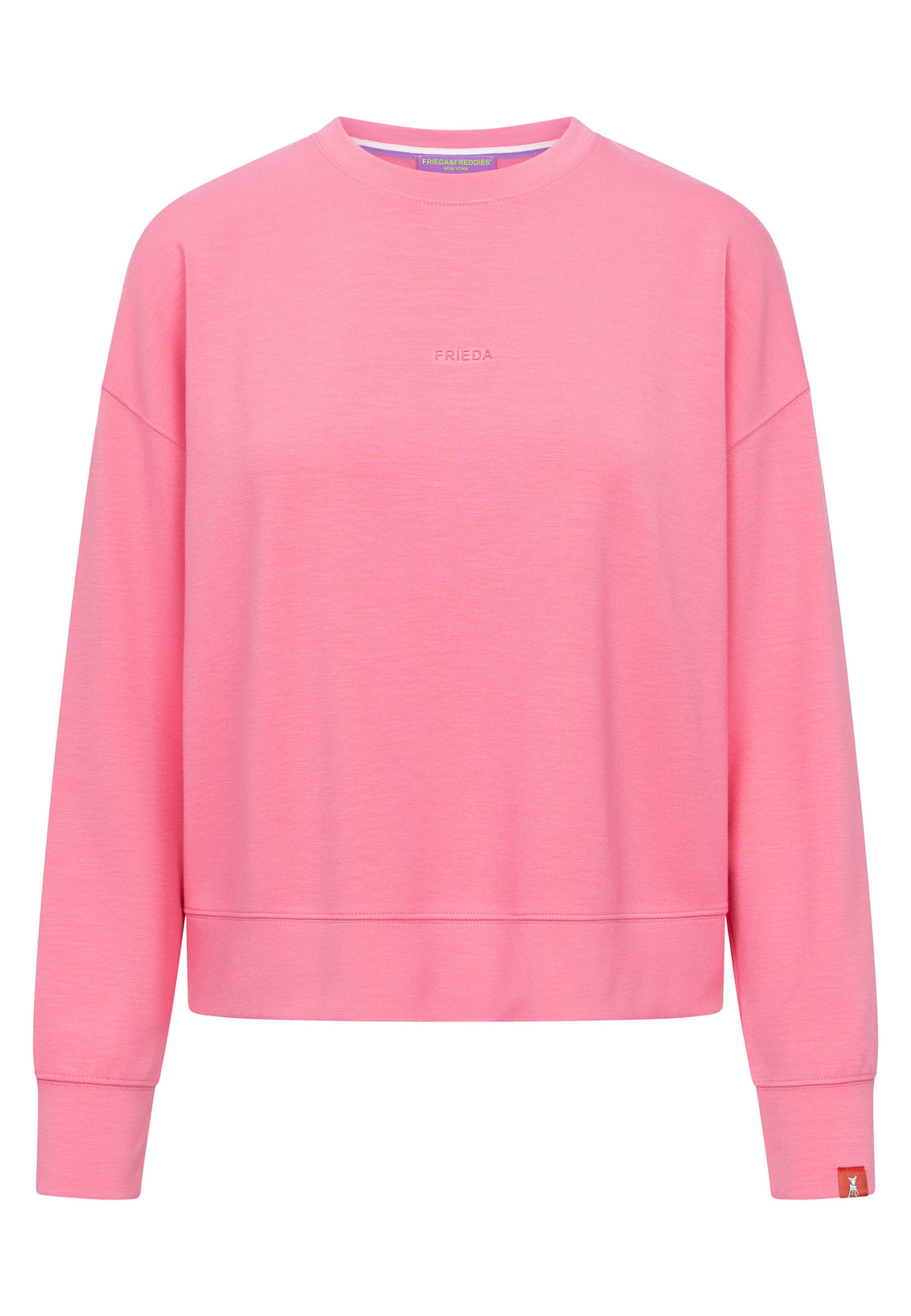 Frieda & Freddies NY Sweatshirt in Pink: front