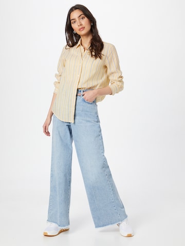 7 for all mankind Wide Leg Jeans 'ZOEY' in Blau