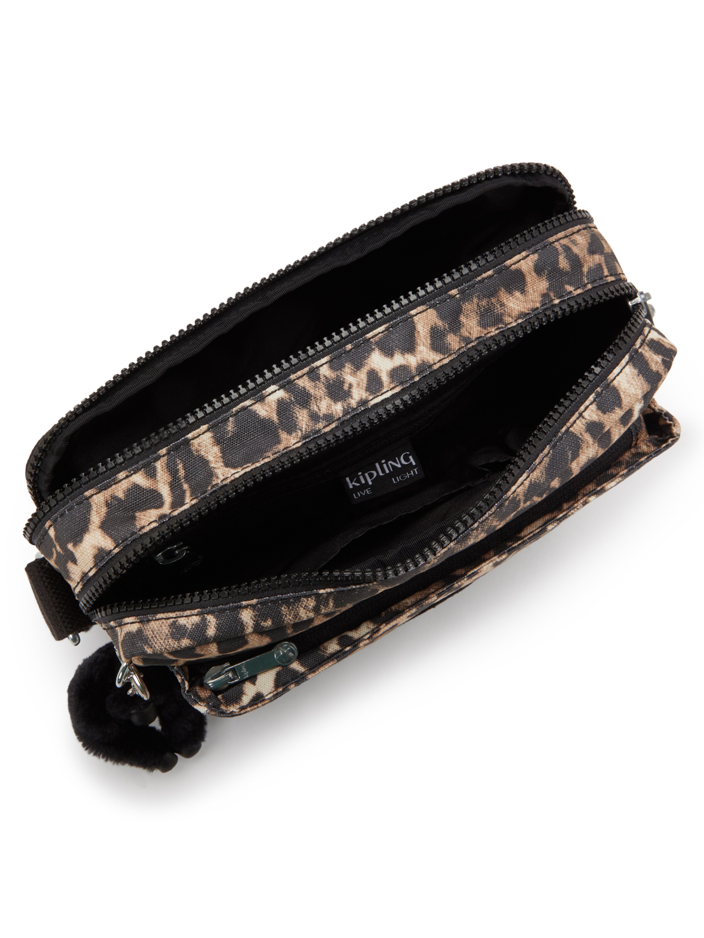 KIPLING Schoudertas 'Abanu M' in Zwart