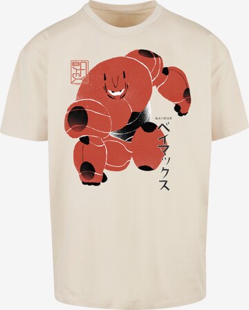 T-Shirt 'Big Hero 6 Baymax Suite Pose' F4NT4STIC en beige : devant