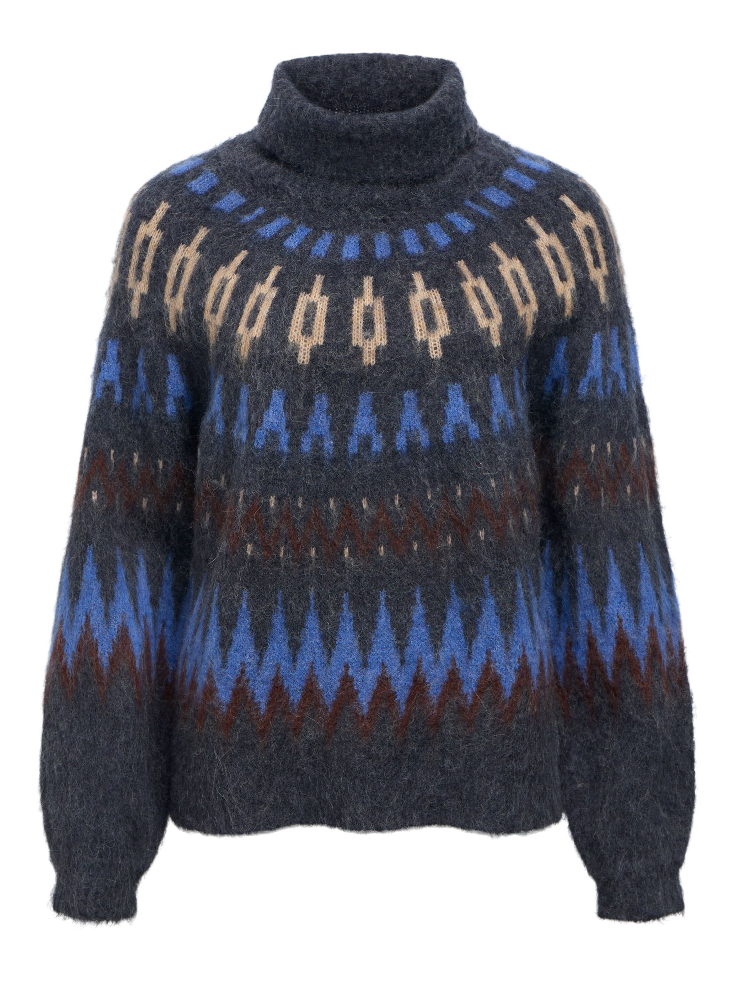 Pull-over OBJECT en bleu : devant