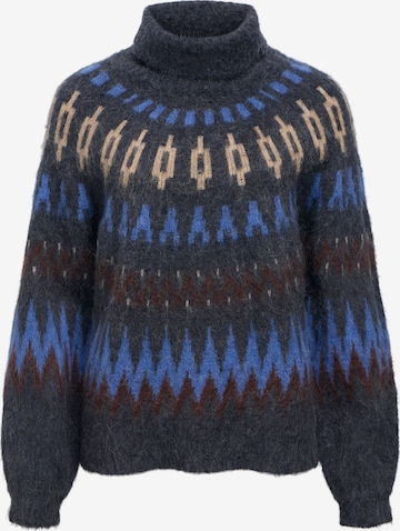 Pull-over OBJECT en bleu : devant