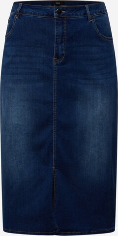 Zizzi Skirt 'Maya' in Blue: front