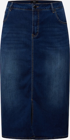 Zizzi Skirt 'Maya' in Blue: front
