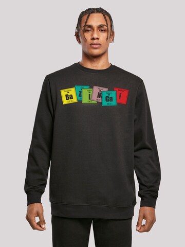 F4NT4STIC Sweatshirt in Zwart: voorkant