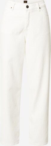 Lee Zvonové kalhoty Džíny – bílá: přední strana
