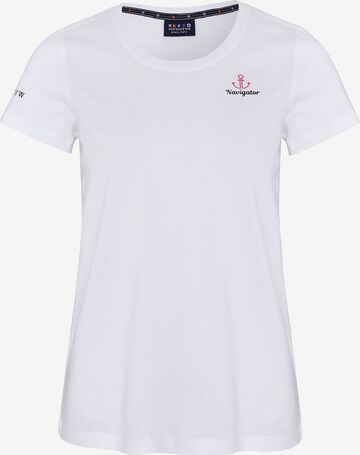 Navigator T-Shirt in Weiß: predná strana