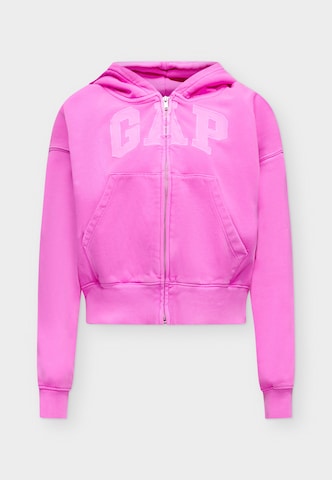 GAP - Casaco em moletão em rosa: frente