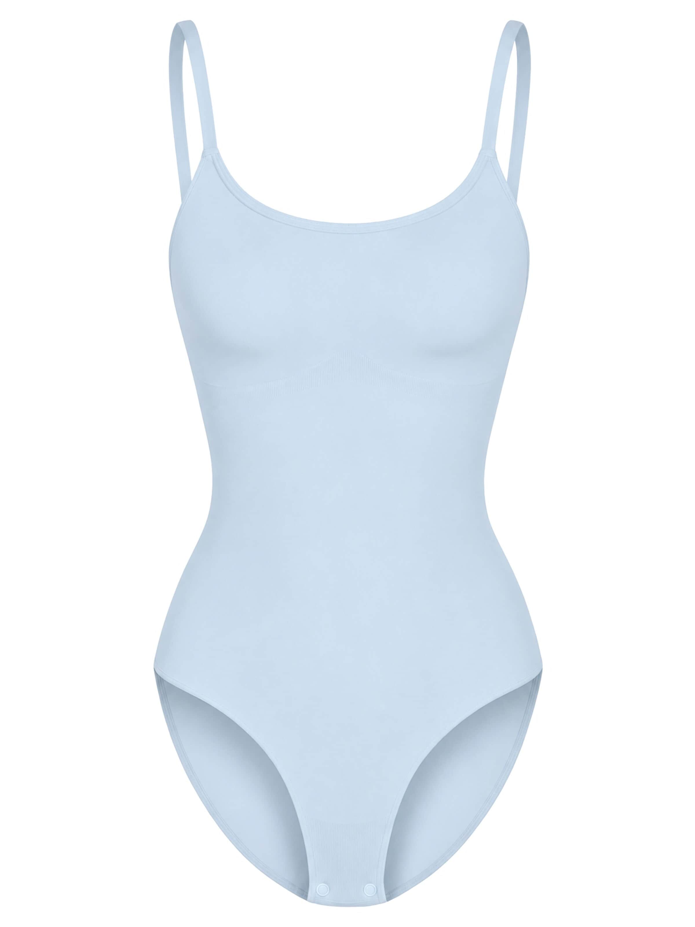 Body modellante 'Cami Sculpting Bodysuit with Slip' di cfab in blu: frontale